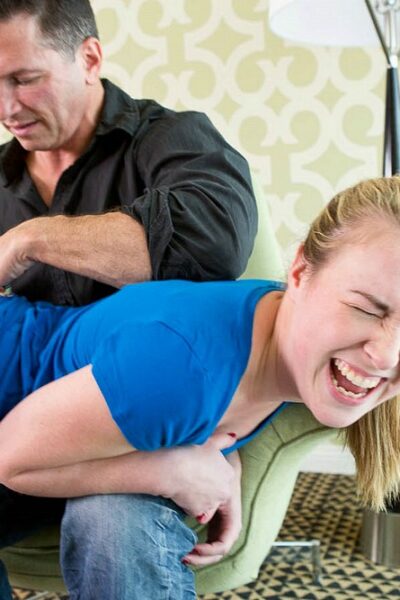 Bad teen girl Jesse Parker gets spanked and brutally fucked by her daddy Image #2
