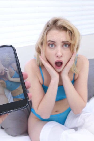 Blonde nympho Chloe Cherry gets filmed and fucked by her stepbrother Image #1