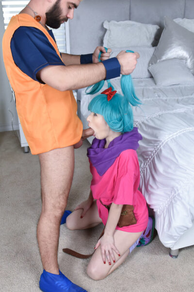 Cosplay hottie Jessie Saint gets fucked by big-dicked Super Saiyan Image #16