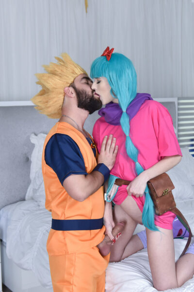 Cosplay hottie Jessie Saint gets fucked by big-dicked Super Saiyan Image #9