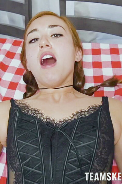 Sexy babysitter Brandi Braids gives POV head and gets fucked doggystyle Image #8