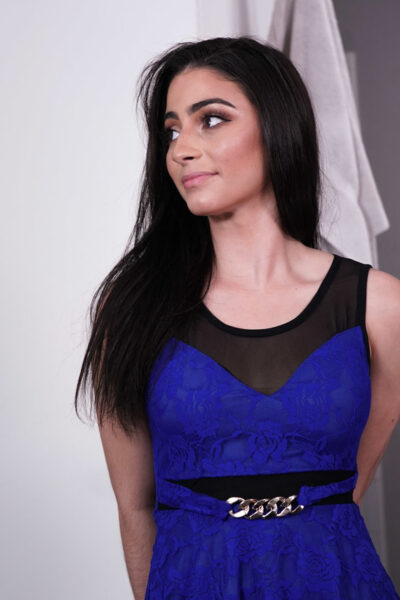 Smoking hot brunette gets blackmailed into sucking off her horny stepbrother Image #1