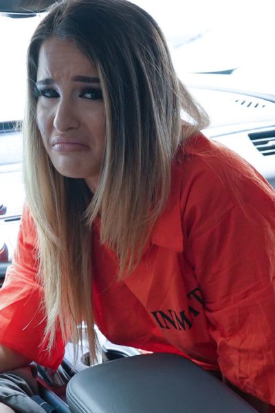 Hot jailbird Mila Marx gives gets bail, doggystyle & facial from stepbrother Image #3