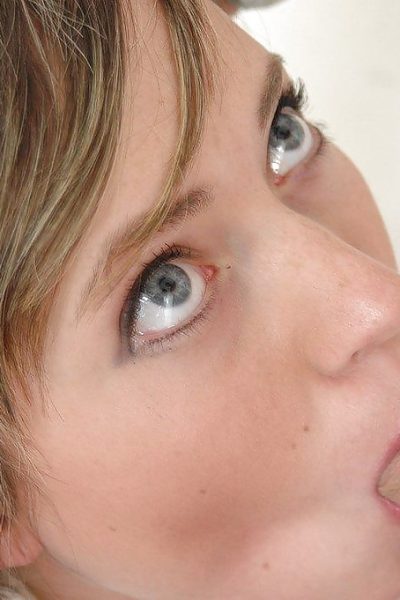 Schoolgirl teen brunette Madison gives a smooth blowjob Image #12