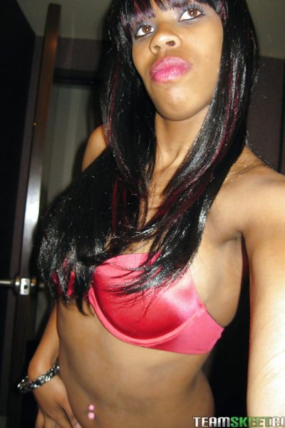 Ebony teen Queen V presents hot collection of self shot scenes Image #2