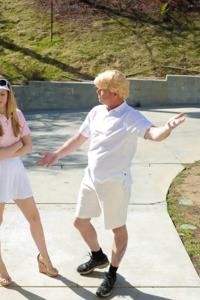 Naughty blonde Alexa Grace gets seduced and fucked by Mr President Image #1